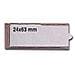 10 portaetichette adesive ies a1 24x63mm sei - Foto miniatura 1