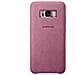 Alcantara Cover per Galaxy S8+ Colore Rosa - Foto miniatura 6
