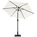 Ombrellone Da Giardino Beige 270 Cm Varese - Foto miniatura 31