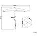 Ombrellone Da Giardino Beige 270 Cm Varese - Foto miniatura 18