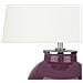 Lampada Da Tavolo In Ceramica In Color Viola Brenta - Foto miniatura 30