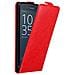 Custodia Compatibile Con Sony Xperia Xz / Xzs In Rosso Mela - Coperchio Protettivo In Design Flip Con Chiusura Magnetica - Foto miniatura 1