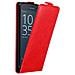 Custodia Compatibile Con Sony Xperia Xz / Xzs In Rosso Mela - Coperchio Protettivo In Design Flip Con Chiusura Magnetica - Foto miniatura 3