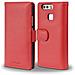 Cadorabo Custodia Compatibile Con Huawei P9 In Rosso Cremisi - Coperchio Protettivo Con Chiusura Magnetica E 3 Slot Per Carte - Foto miniatura 2