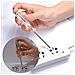 Electric Pen Tester Di Rete Tester Cacciavite Tester Elettrico Cacciavite Elettrico Penna Del Tester Al Neon 220v Tester Di Tensione Con 100-500 Tester Di Tensione Neon Lampadina Elettrica Penna Del Tester Della Sonda - Foto miniatura 4