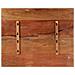 Piano Tavolo Rettangolare 70x90 Cm 25-27 Mm Legno Di Recupero - Foto miniatura 10