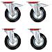 Rotelle Girevoli 4 pz 160 mm - Foto miniatura 1