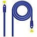 10.20.1900-BL - Cavo di rete Ethernet RJ45 LSZH Cat. 6A SFTP, AWG26, rame 100%, senza allogeni, blu, tubo da 0.5 mts - Foto miniatura 1