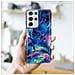 Custodia Compatibile Con Samsung Galaxy S21 Ultra In Marmo Rosa Blu No. 17 - Coperchio Protettivo In Silicone Tpu Con Motivo A Mosaico - Foto miniatura 7