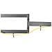 650341 Supporto TV a parete 139,7 cm (55") Nero - Foto miniatura 3