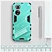 Cover Rigida Bi-materiale Honor 50 / Huawei Nova 9 Bibercas Turchese - Foto miniatura 4