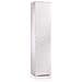 Armadio Multiuso A 1 Anta E 4 Ripiani Regolabili, 100% Made In Italy, Mobile A Colonna Per Bagno, Cm 45x45h195, Colore Bianco - Foto miniatura 2