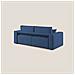 Morfeo Divano Con Sedute Estraibili T02 Blu - Foto miniatura 3