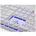 Tastiera Gaming USB Meccanica MK422 Retroilluminata Colore Bianco (Layout Italiano) Switch Marrone - Foto miniatura 4