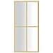 Parete per Doccia Walk-in Vetro Trasparente ESG 90x195 cm Oro - Foto miniatura 3