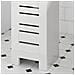 Porta Carta Igienica Colonnina Da Bagno Mobiletto Mobile Bagno Bianco-naturale 20x18x75cm Bzr85-w - Foto miniatura 3