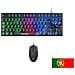 Tastiera e Mouse USB MCPTKLPT  (Layout Portoghese) Colore Nero - Foto miniatura 1