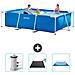 Piscina Fuori Terra - Rettangolo - 300x200x75 Cm - Blu - Include Accessori Coordinati Cb79 - Foto miniatura 1