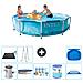 Piscina Fuori Terra - In Giro - 305x76 Cm - Blu - Include Accessori Coordinati A1374 - Foto miniatura 1