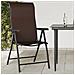 Lusso Casadino -  Sedie Pieghevoli Da Giardino 2 Pz Marroni In Polyrattan - Foto miniatura 2
