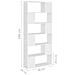 Lusso Casadino -  Libreria/divisorio Bianco 80x24x186 Cm In Truciolato - Foto miniatura 6