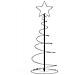 Albero di Natale a LED 80 LED Bianco Caldo 120 cm - Foto miniatura 3