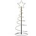 Albero di Natale a LED 80 LED Bianco Caldo 120 cm - Foto miniatura 7