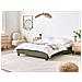 Letto Senza Testata Bouclé Roanne 140 X 200 Cm Verde Scuro - Foto miniatura 1