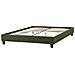 Letto Senza Testata Bouclé Roanne 140 X 200 Cm Verde Scuro - Foto miniatura 4