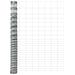 Recinto per Campo  1.6x25 m Acciaio Zincato, Pali per Recinto  con Piastra di Base 13 pcs Ø32mm 88.5cm Acciaio Zincato - Foto miniatura 6