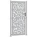 Cancello da Giardino 105x205 cm Acciaio Corten Design a Fiamma - Foto miniatura 4