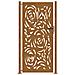 Cancello da Giardino 105x205 cm Acciaio Corten Design a Fiamma - Foto miniatura 6