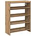 Scarpiera Rovere Artigianale 60x25x81 cm in Legno Multistrato - Foto miniatura 1