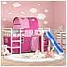 Tende per Letto a Soppalco con Tunnel Rosa in Poliestere - Foto miniatura 5
