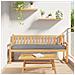 Set di Cuscini per Pallet 2 pcs Grigio 180 x 40 x 8 cm - Foto miniatura 2