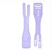 Tutore Da Polso Per Allenamento Di Potenza Con Doppia Compressione E Assorbimento Degli Urti Ulnare Purple - Foto miniatura 1
