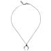 Collana Con Ciondolo A Forma Di Luna In Argento, 40 Cm - Foto miniatura 1