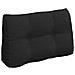 Cuscino per Schiena Nero 80 x 24 x 50 cm Tessuto - Foto miniatura 1
