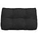 Cuscino per Schiena Nero 80 x 24 x 50 cm Tessuto - Foto miniatura 6
