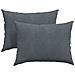 Cuscini da Divano 2 pcs Grigio scuro 70 x 50 cm - Foto miniatura 1