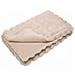 Coperta in Pelliccia di Coniglio Finta 4 pcs Beige 150 x 220 cm - Foto miniatura 5