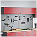 Set di armadi per attrezzi con lo scaffale 6 pcs Rosso - Foto miniatura 2