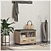 Panca per ingresso con cuscino Rovere Sonoma 60 x 38 x 46 cm - Foto miniatura 2