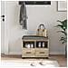 Panca per ingresso con cuscino Rovere Sonoma 60 x 38 x 46 cm - Foto miniatura 4