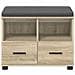 Panca per ingresso con cuscino Rovere Sonoma 60 x 38 x 46 cm - Foto miniatura 5