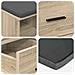 Panca per ingresso con cuscino Rovere Sonoma 60 x 38 x 46 cm - Foto miniatura 8