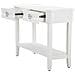 Console Shine Bianca Con Cassetti In Legno E Metallo - Foto miniatura 3
