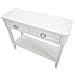 Console Shine Bianca Con Cassetti In Legno E Metallo - Foto miniatura 5