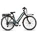 Bici E-bike 7v Donna Misura 28 Motore Anteriore E Batteria Ansmann 35nm 250w 36v 11.4ah E-aura7v Bicicletta City Bike - 44 Titanio Opaco Azzurro - Foto miniatura 1