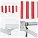 Tettuccio Elettrico Retrattile Rosso e Bianco 4,5 × 3 m - Foto miniatura 7